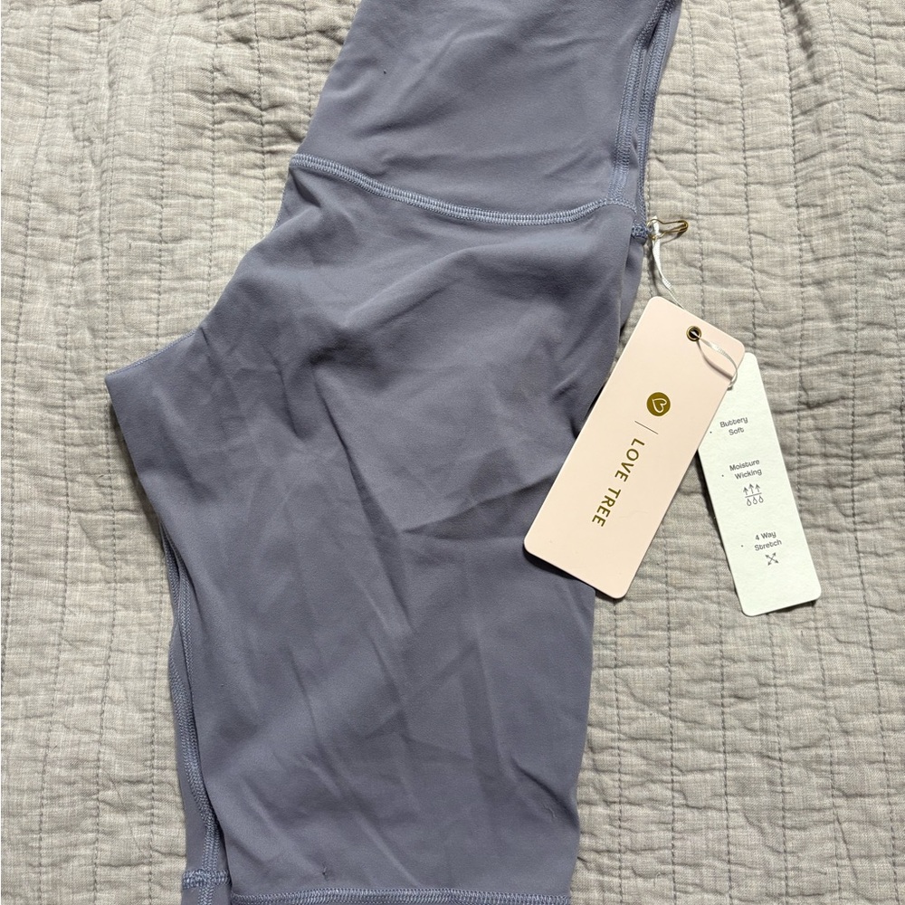 Love Tree Soft Purple Biker Shorts